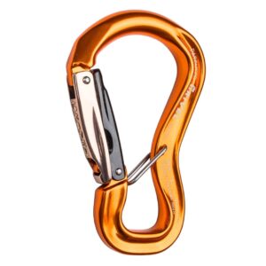 Grivel Clepsydra K10G L moschettone arrampicata doppia leva